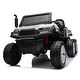 preview thumbnail 31 of 38, 24V 2-Seater UTV-XXL Ride On Truck with Dump Bed for kid,Ride On 4WD UTV with 6 Wheels,Tipping and Openable Rear Cargo Bed Black