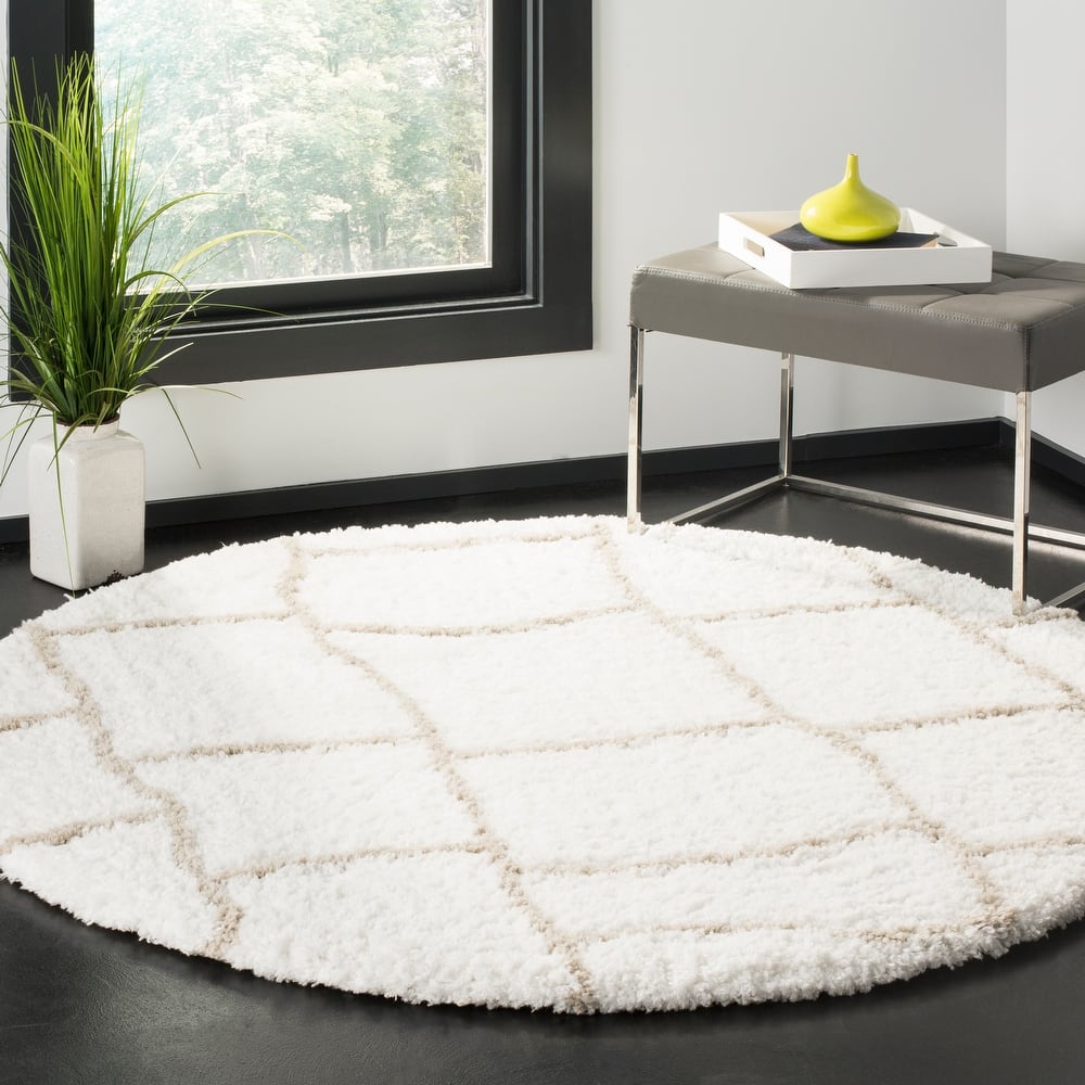 SAFAVIEH Handmade Toronto Shag Shanelle Polyester Rug