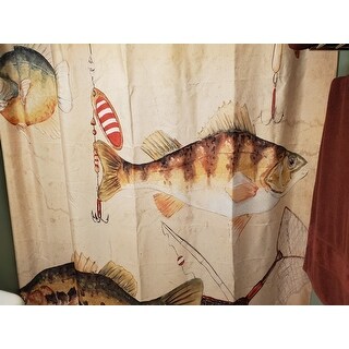 Top Product Reviews For Fish And Lures Shower Curtain 10108994