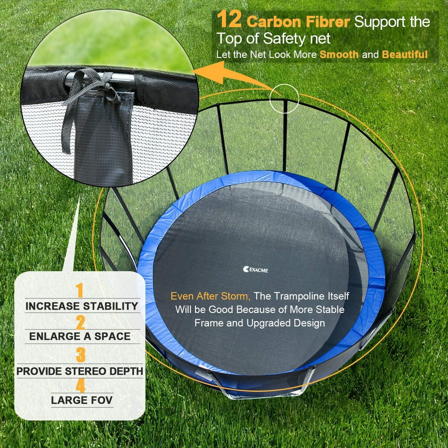 Trampoline for 400 lbs cheap