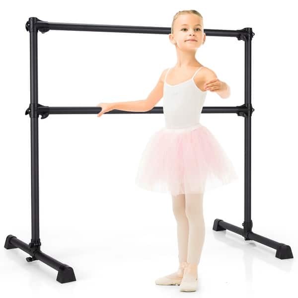 Goplus 4FT Portable Double Freestanding Ballet Barre Dancing - See Details  - Bed Bath & Beyond - 34142334
