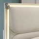 preview thumbnail 7 of 10, Furniture of America Drima Modern 6-Piece Pearl White Solid Wood Kids Platform Bedroom Set with LED