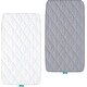 preview thumbnail 1 of 5, Baby Waterproof Bassinet Mattress Protector, Noiseless and Dust Mite Allergen Proof Bassinet Sheets, 17" x 33" - 17" x 33"