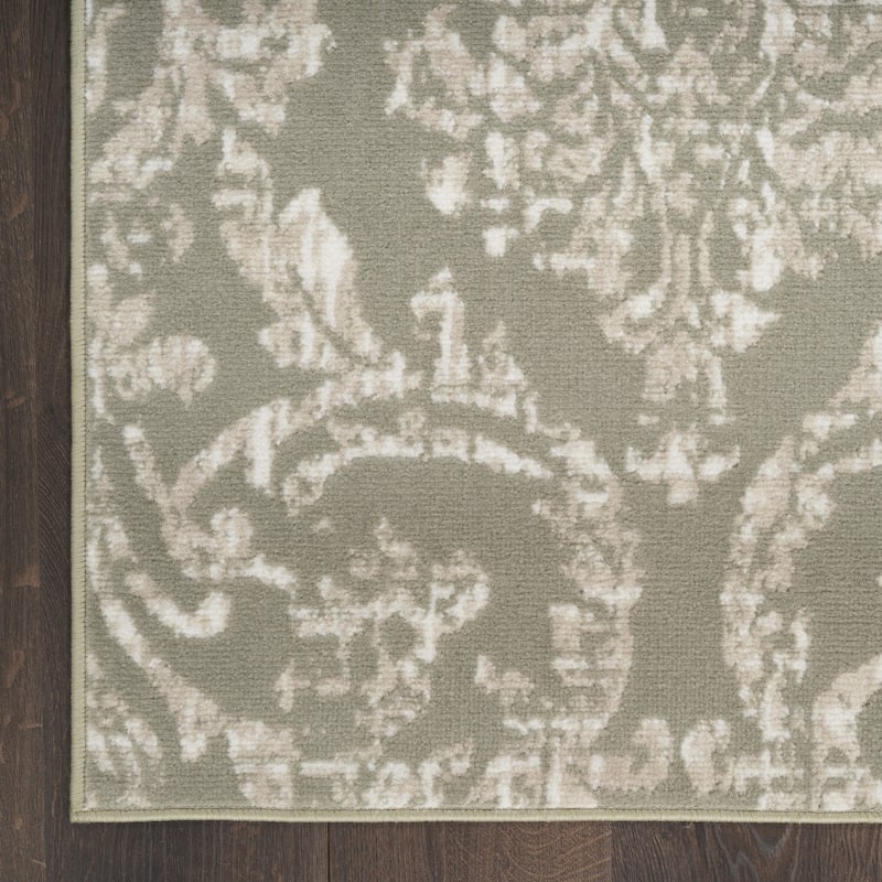 Bovev Power Loomed Distressed Stain Resistant Area Rug By HomeRoots - 48' X '24' X '0.5