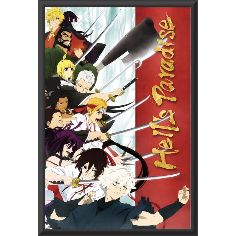 Hell's Paradise Framed Art Poster - 24 x 36 Inch