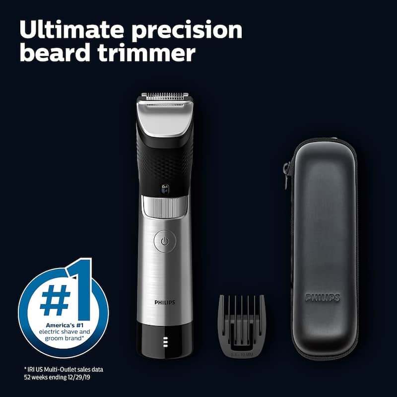 Ultimate Precision Beard and Hair Trimmer with Beard Sense Technology for an even trim Series 9000