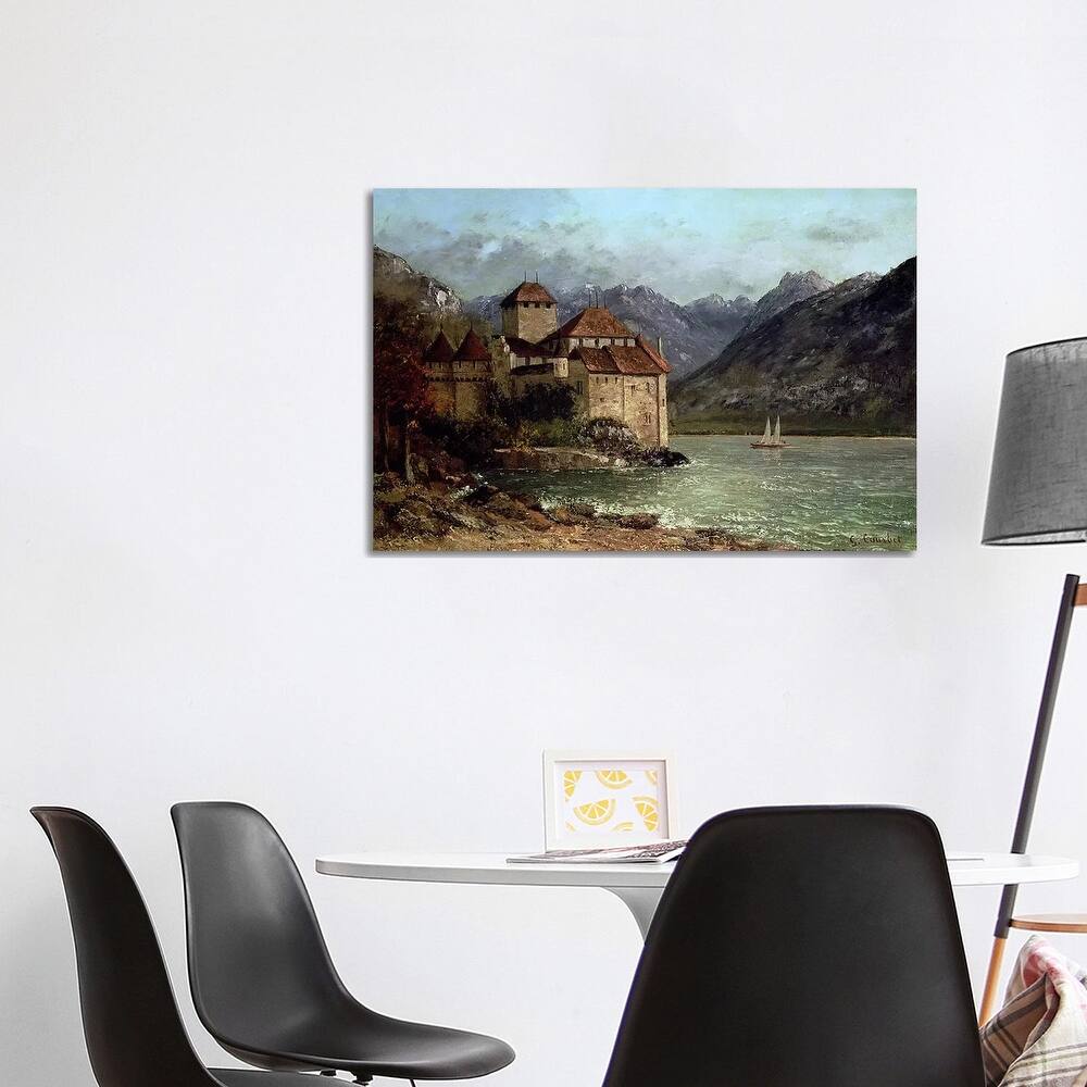 iCanvas "The Chateau de Chillon, 1875 " by Gustave Courbet Canvas Print