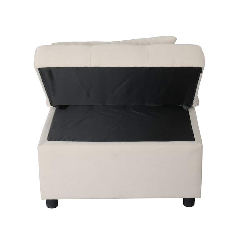 Multi-Functional Folding Ottoman Sofa Bed with Converts to Lounge Chair and Single Bed (264lb Capacity)