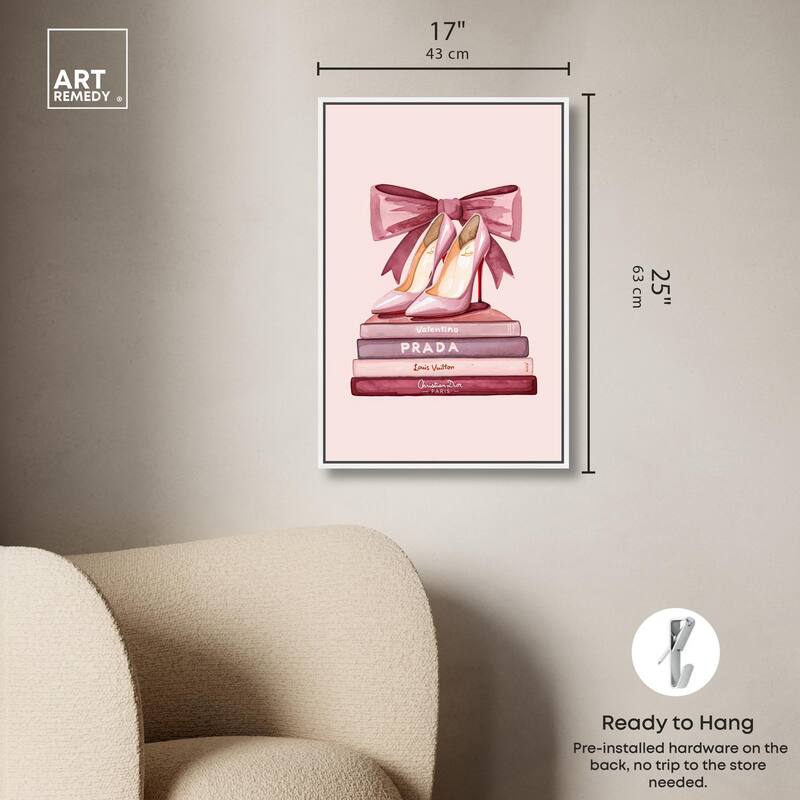 Stack of Fashion Canvas by Art Remedy