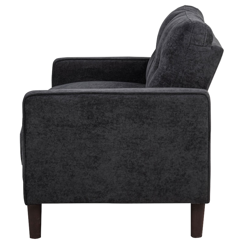 Bowen II Fabric Upholstered Track Arm Loveseat