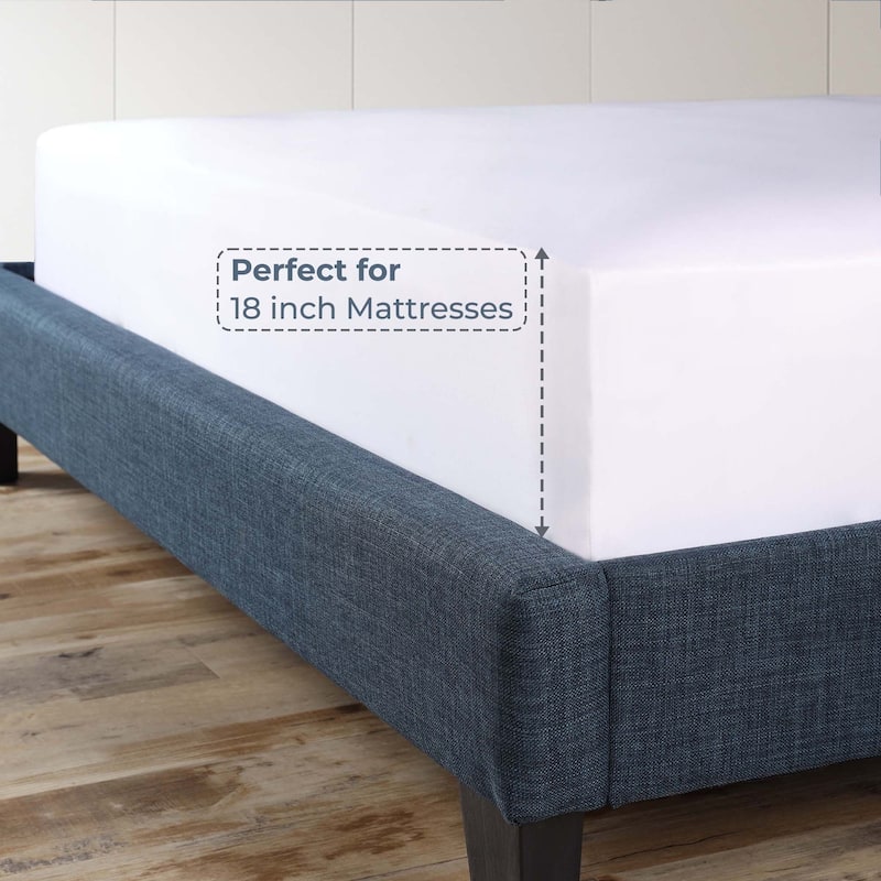Superior Gina Organic Cotton Percale Bed Sheet Set