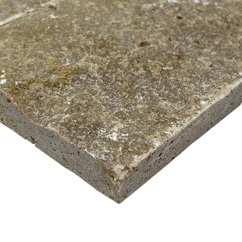 Tuscany Brown Travertine 3" x 8" Split Face Tile