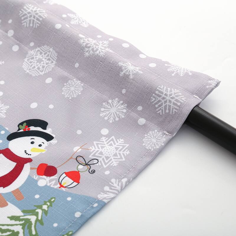3 Pcs Christmas Kitchen Curtains Set
