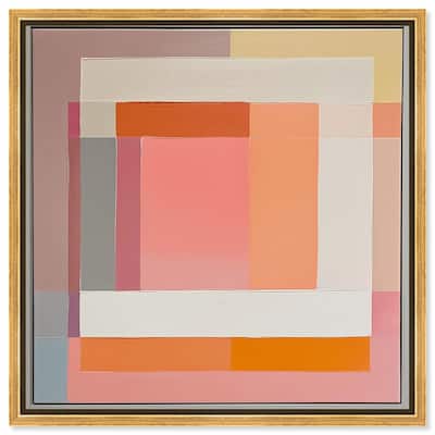 Minimal Color Blocks I Canvas by Art Remedy