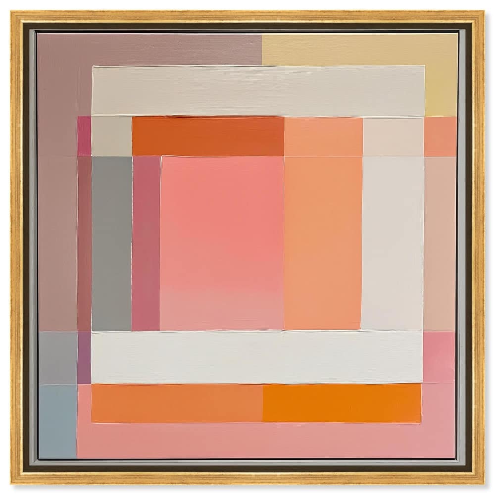 Minimal Color Blocks I Canvas by Art Remedy