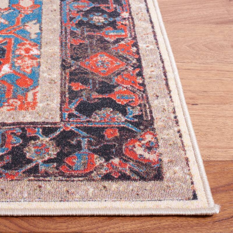 SAFAVIEH Journey Machine Washable Slip Resistant Kristi Oriental Medallion