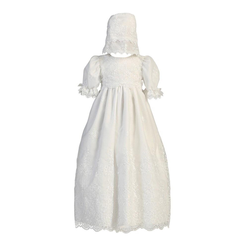 baby white gown