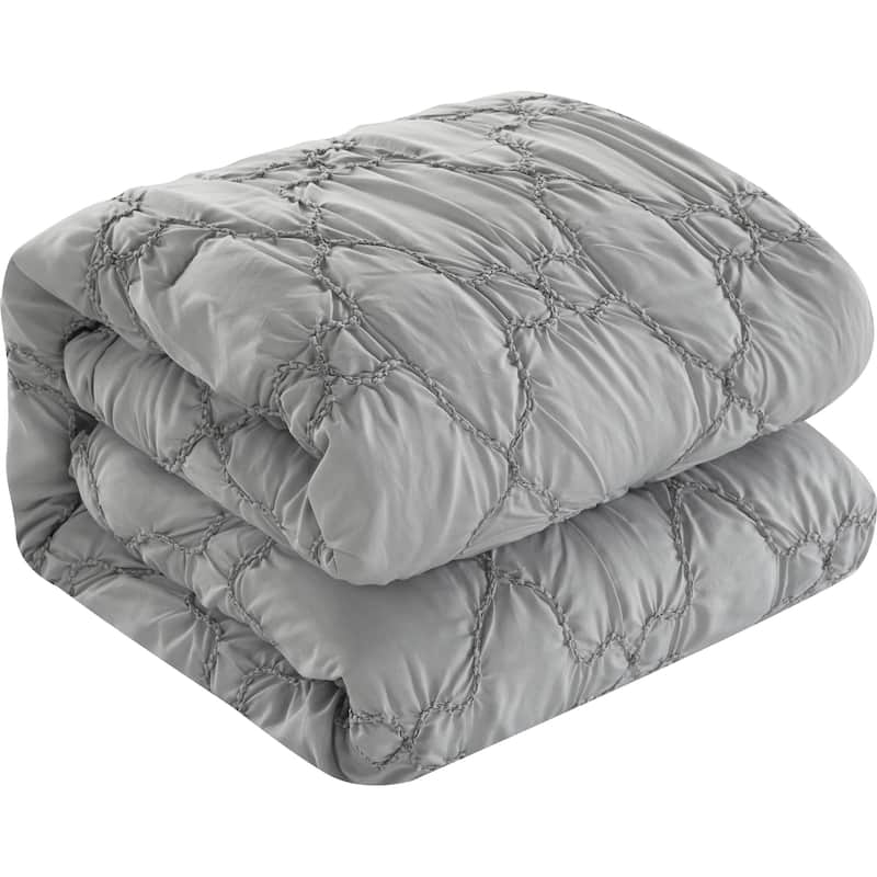 Nanshing Joline Puckered 7 Piece Comforter Set