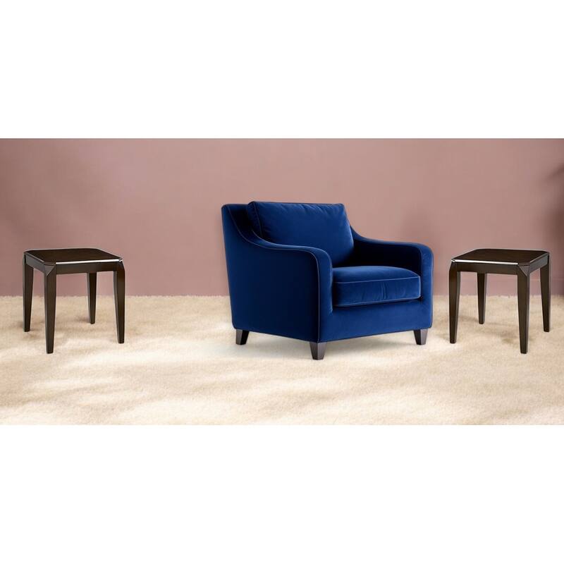 HomeRoots Set of 3 23" Solid Wood Brown Coffee Table With Shelf and End Tables - 23' X '47' X '19 - 23' X '47' X '19 - Wood