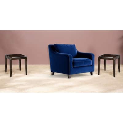 HomeRoots Set of 3 23" Solid Wood Brown Coffee Table With Shelf and End Tables - 23' X '47' X '19