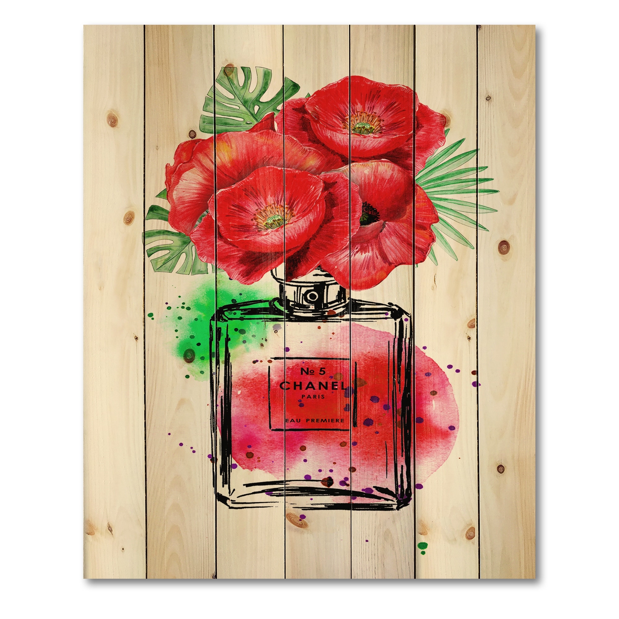 Blue Perfume Fragrance Connoisseur - Print House of Hampton Size: 16 H x 16 W x 1 D, Format: Gold Floater Framed