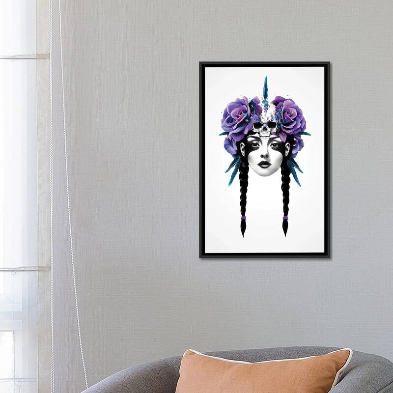 iCanvas "New Way Warrior" by Ruben Ireland Framed