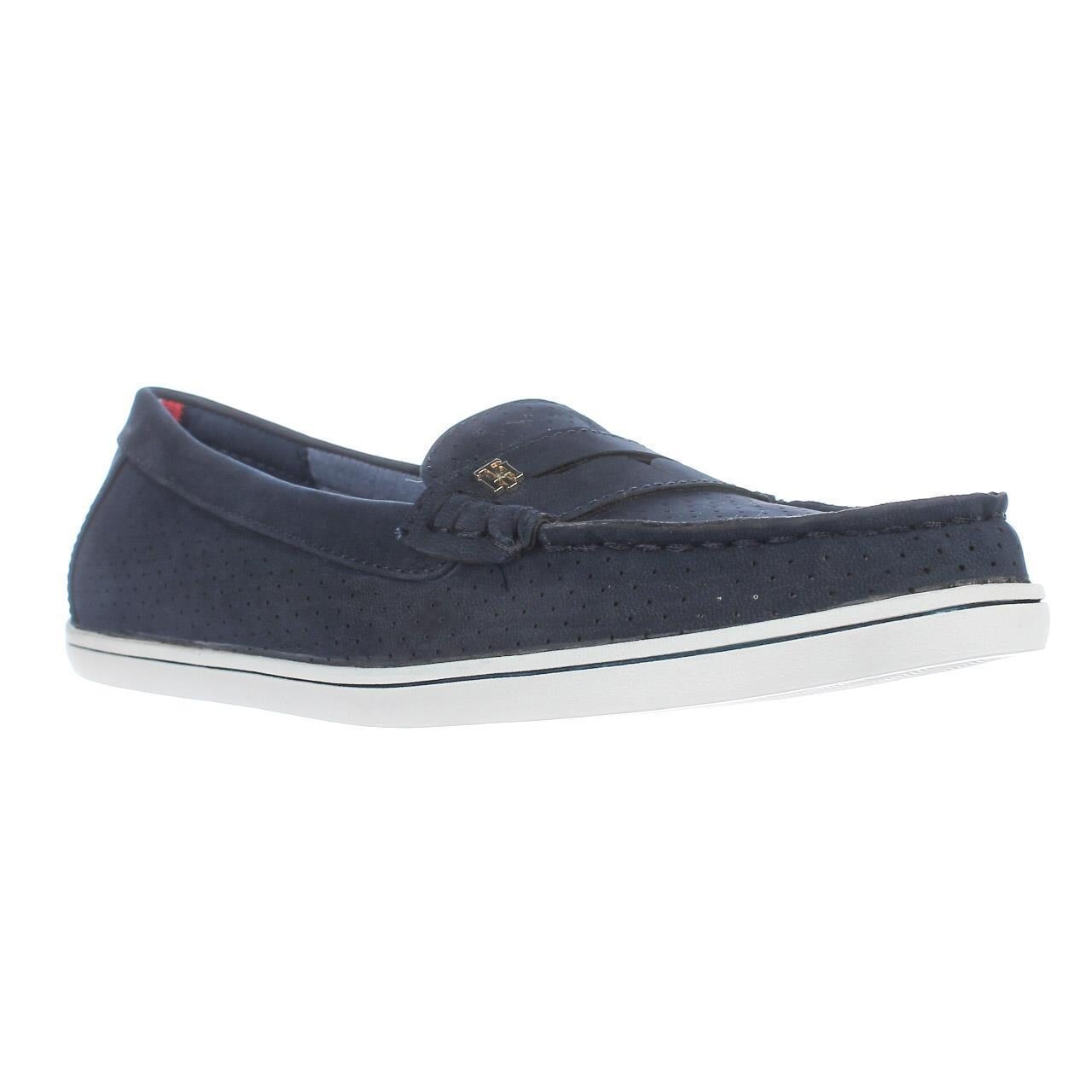 tommy hilfiger butter leather loafers