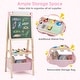 preview thumbnail 7 of 18, Costway 3-in-1 Kids Art Easel Double-Sided Wooden Adjustable Magnetic - See Details
