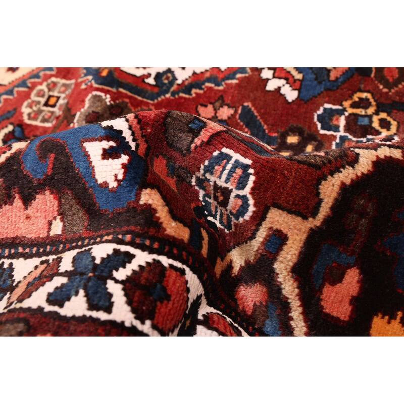 ECARPETGALLERY Hand-knotted Kayseri Vintage Dark Red Wool Rug - 5'6 x 10'2