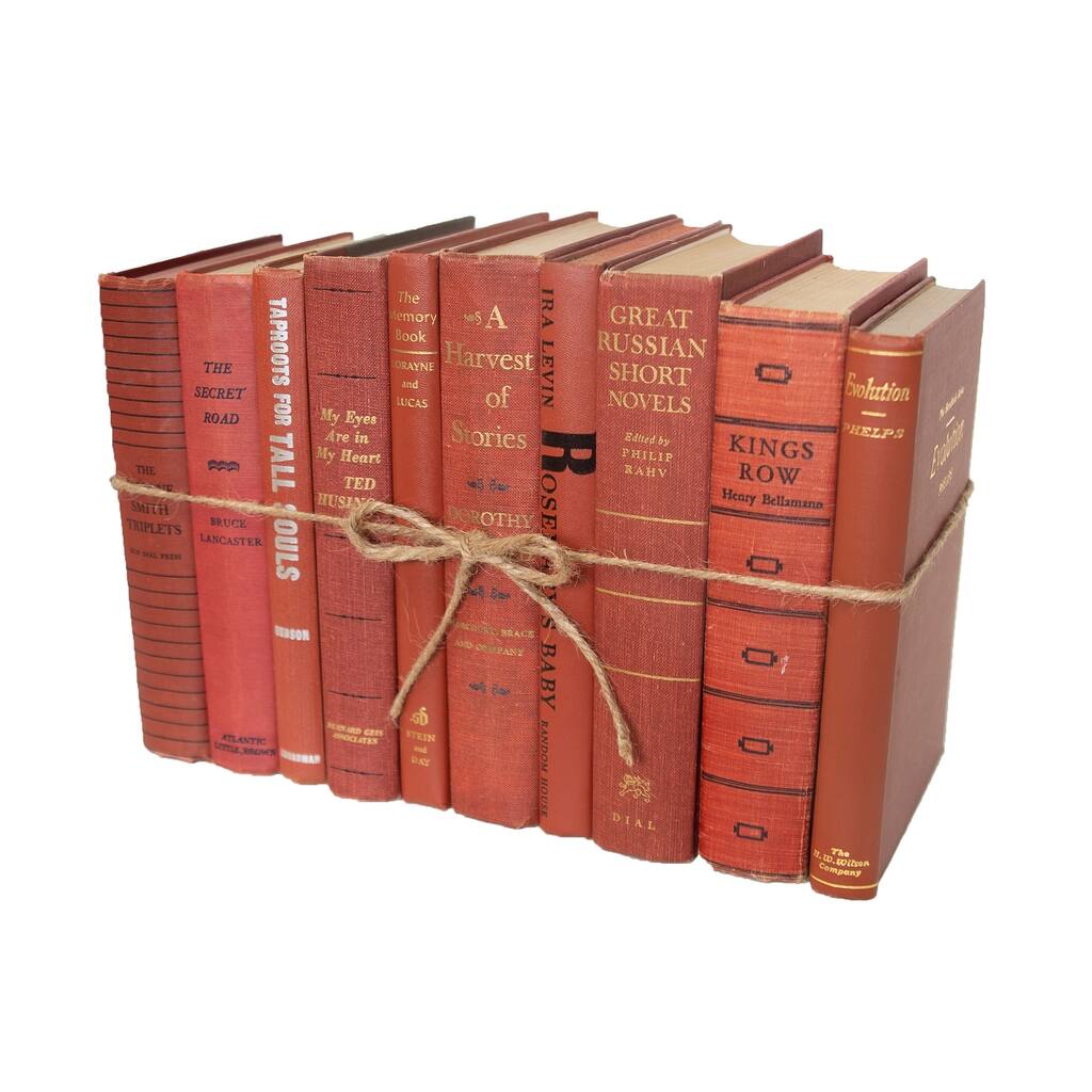 Books Red Decorative Accessories: Vintage Sienna ColorPak