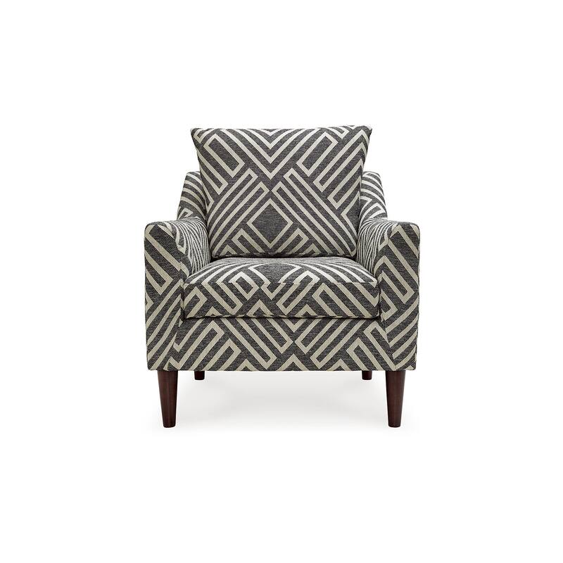 Signature Design by Ashley Morrilton Next-Gen Nuvella Natural/Charcoal Accent Chair - 35" W x 35.75" D x 39.75" H