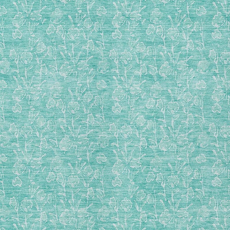 HomeRoots Floral Transitional Rectangle Outdoor Rug