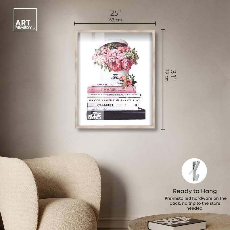 Doll Memories - Roses upon Books Shadowbox by Art Remedy