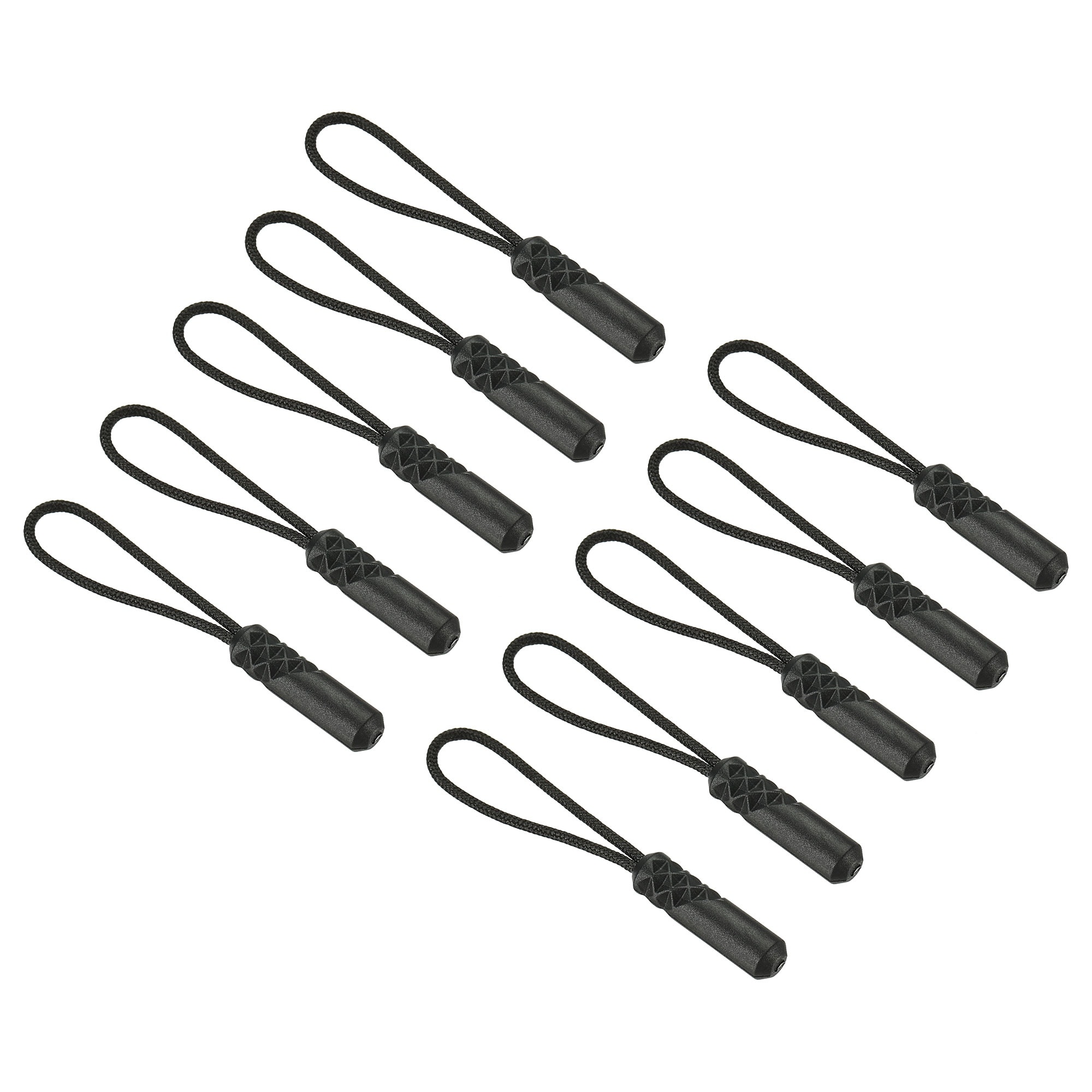 5Pcs Replacement Zipper Slider Pull Puller End Fit Rope Tag