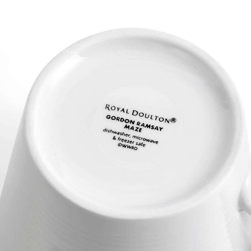 Royal Doulton Exclusively for Gordon Ramsay Maze Mug 13.5floz, Set of 4