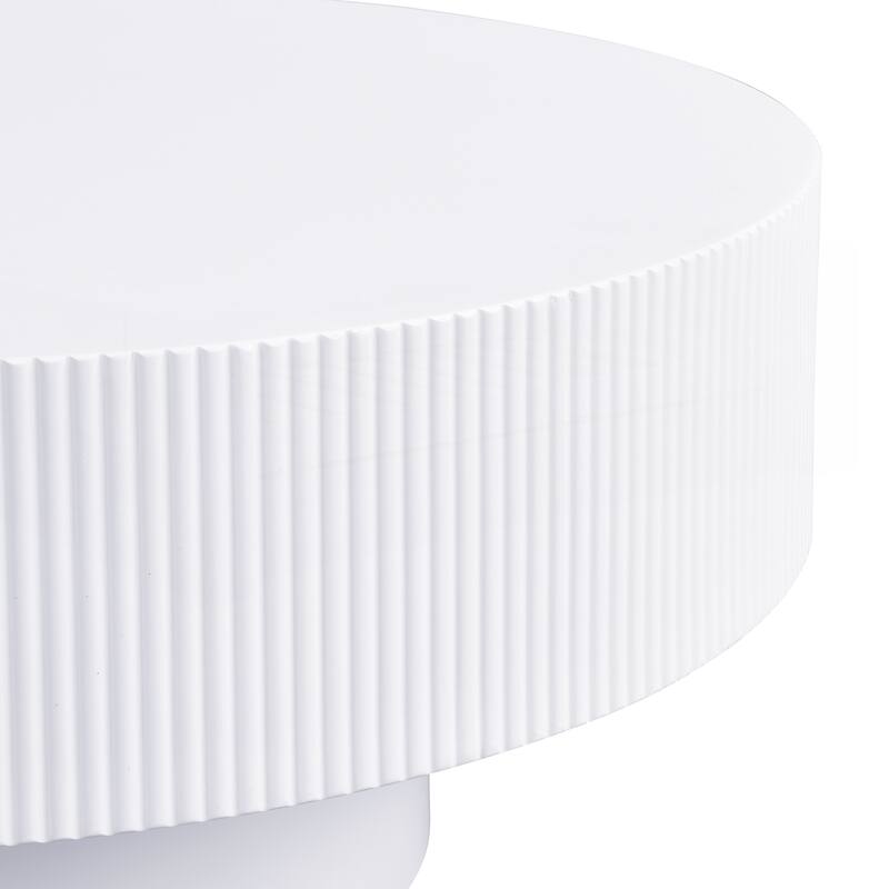 Elegant Easy Assembly Round Coffee Table