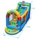 preview thumbnail 4 of 7, Inflatable Bounce House Obstacle Course with Ball Pit and Silde with 735W Blower - 14.5 ft x 6 ft x 7.5 ft (L x W x H)