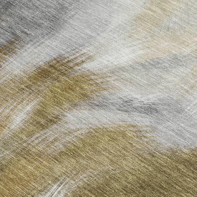 HomeRoots Abstract Transitional Rectangle Outdoor Rug