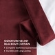 preview thumbnail 59 of 155, Exclusive Fabrics Signature Pleated Blackout Velvet Curtain (1 Panel)