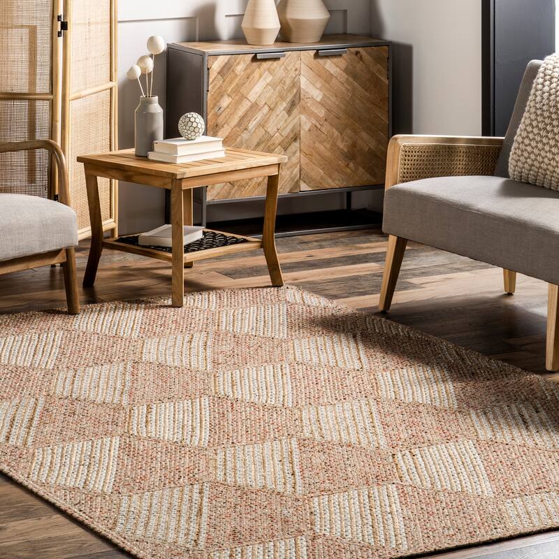 Nuloom Mitzy Casual Honeycomb Jute Area Rug