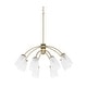 preview thumbnail 1 of 5, Quorum International 6077-8 Wallinger 8 Light 32" Wide Chandelier Aged Brass
