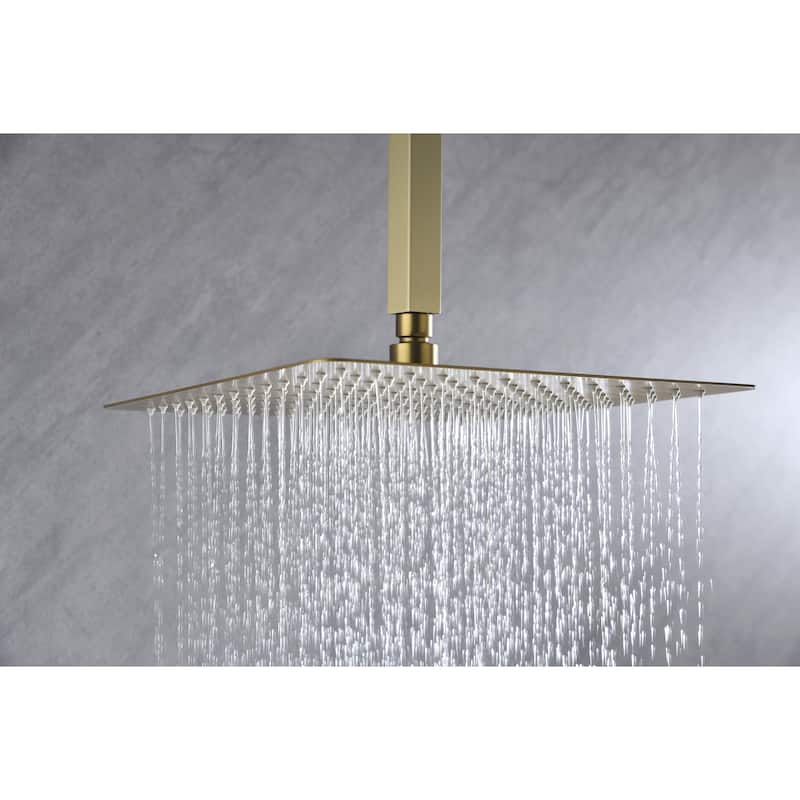 Rain Shower Head High Pressure Rainfall Showerhead Water Saving