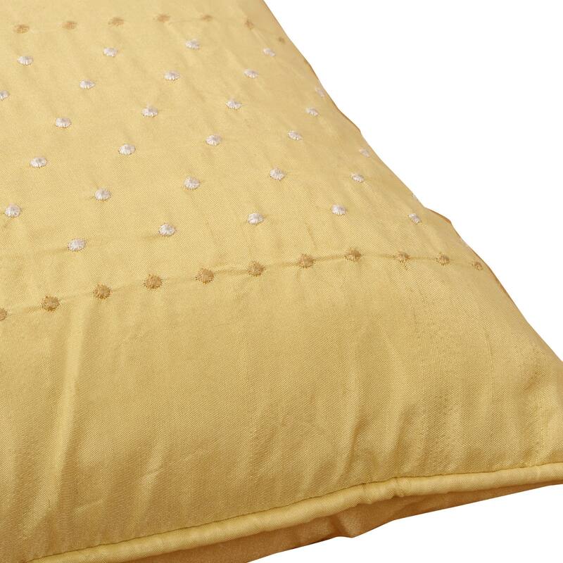 Marquesa Dots Slub Texture Pillow Shell 2 Piece Set, NO INSERT