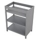 preview thumbnail 30 of 48, Toddler Bed with Safety Guardrail, Convertible Crib/Full Size Bed Wood Platform Bed Frame with Shelf for Kids Toddler
