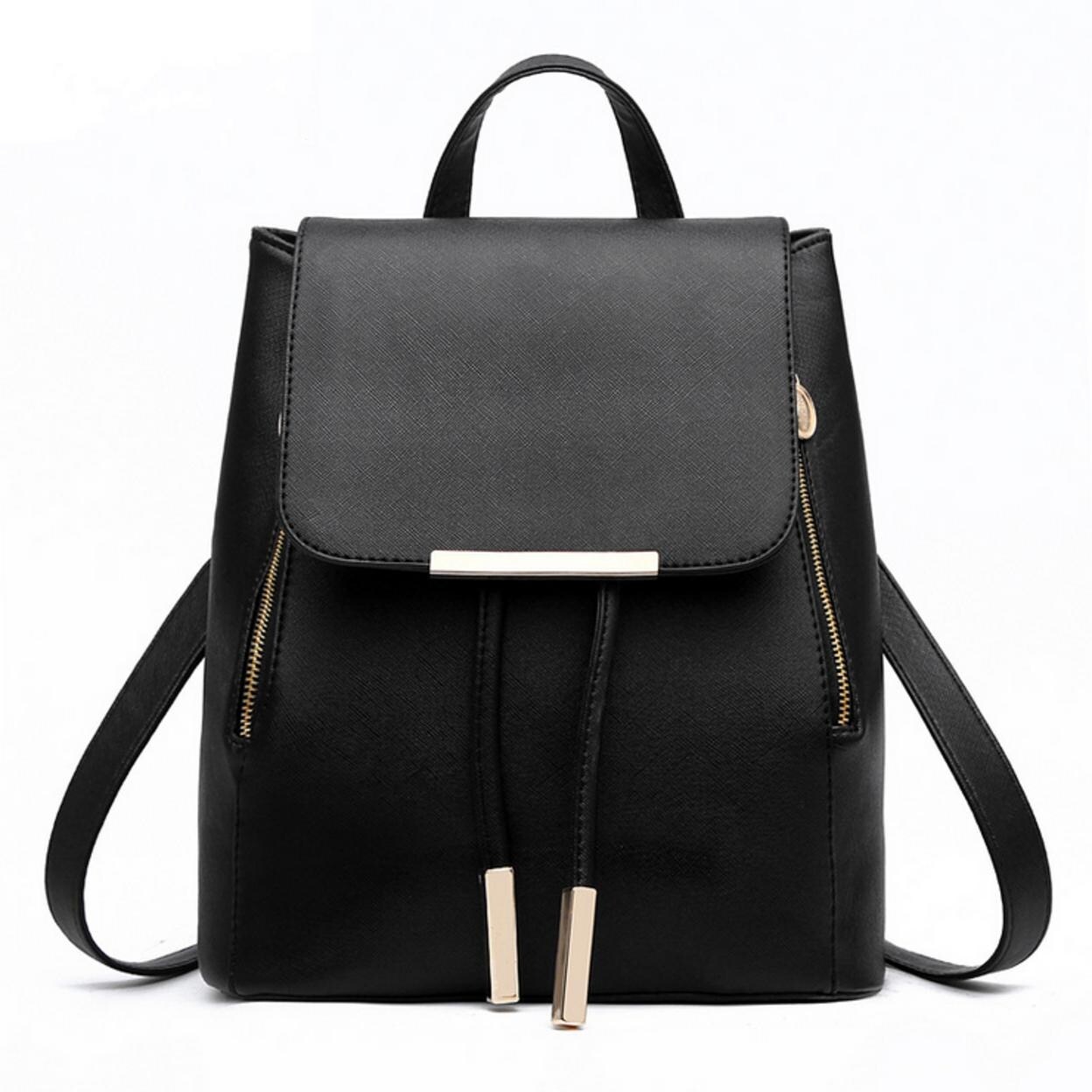 leather backpack shoulder bag