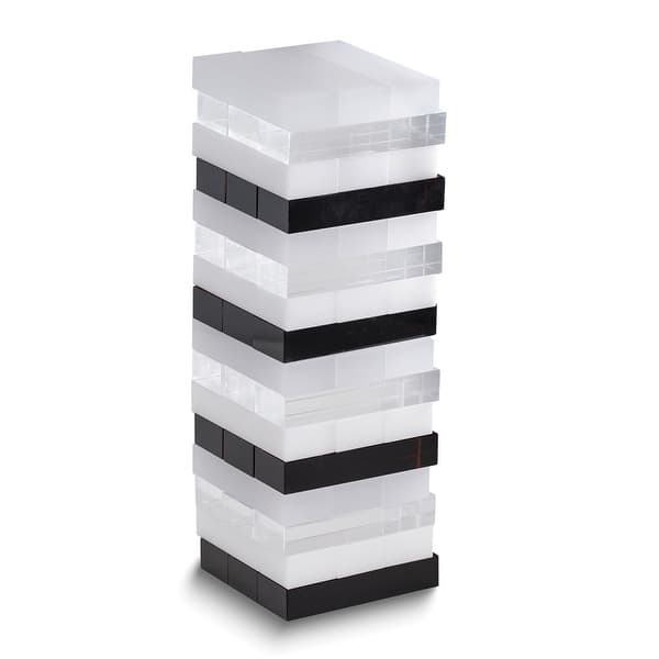 Curata Acrylic Table Top Jenga Game Bed Bath & Beyond 36199710