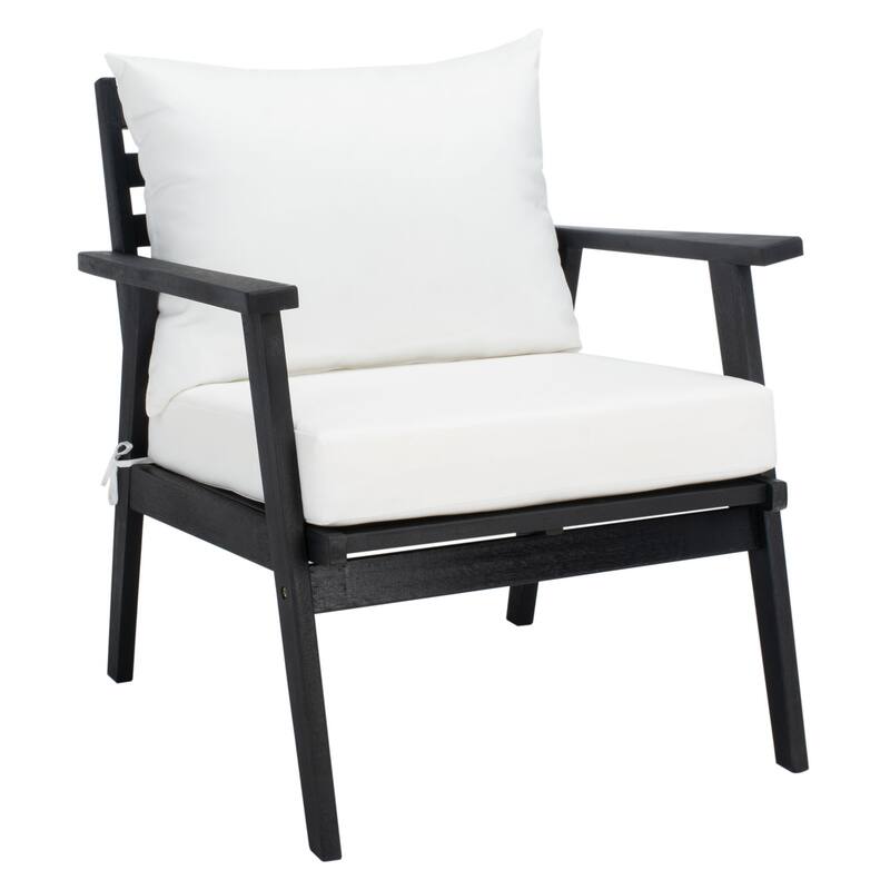 SAFAVIEH Outdoor Deacon 4-piece Conversation Patio Set. - 49" W x 30" D x 31" H