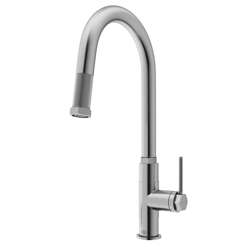 Vigo VG02035 Hart 1.8 GPM 18" H Single Handle Single Hole Pre-Rinse