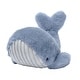 preview thumbnail 2 of 4, Lambs & Ivy Bubbles & Squirt Soft Plush Blue Whale Stuffed Animal Toy