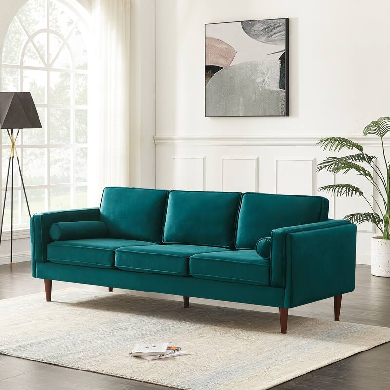 Lavinia Mid Century Modern Style Sofa Couch for Living Room - 33" x 88" x 34"